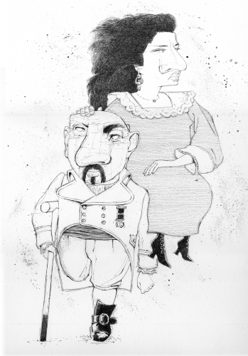 A Pirate with Polly on his shoulder